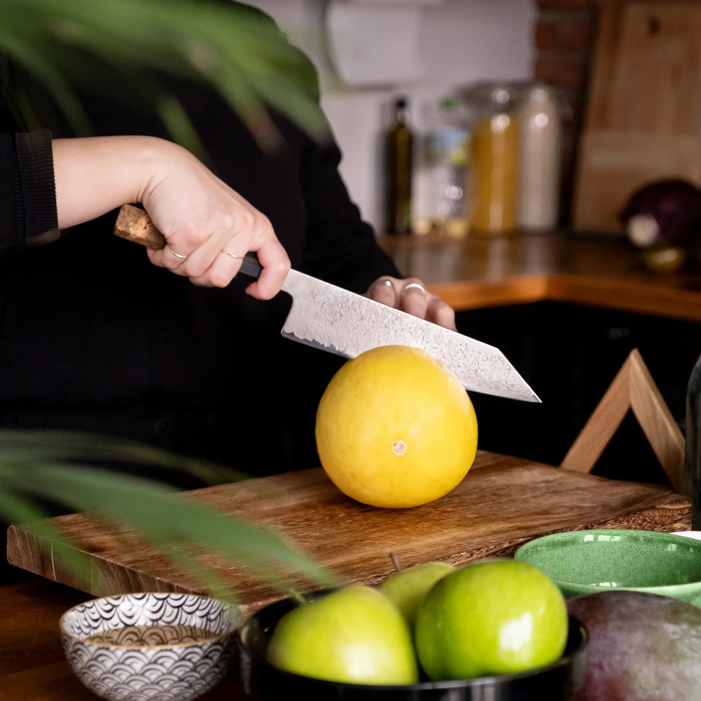 Seki Kyuba NIJI Bunka Chef’s 20cm – Natural Brown