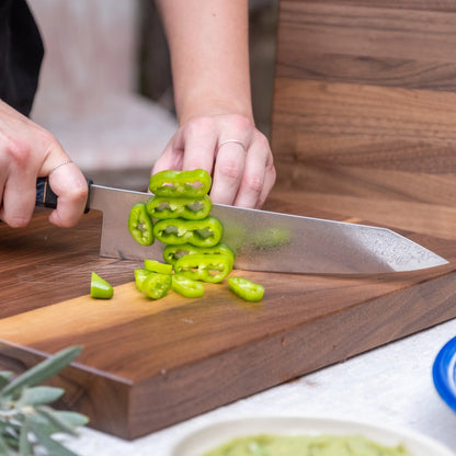 Seki Kyuba SHIN Chef’s Kiritsuke 24cm – Mediterranean Blue