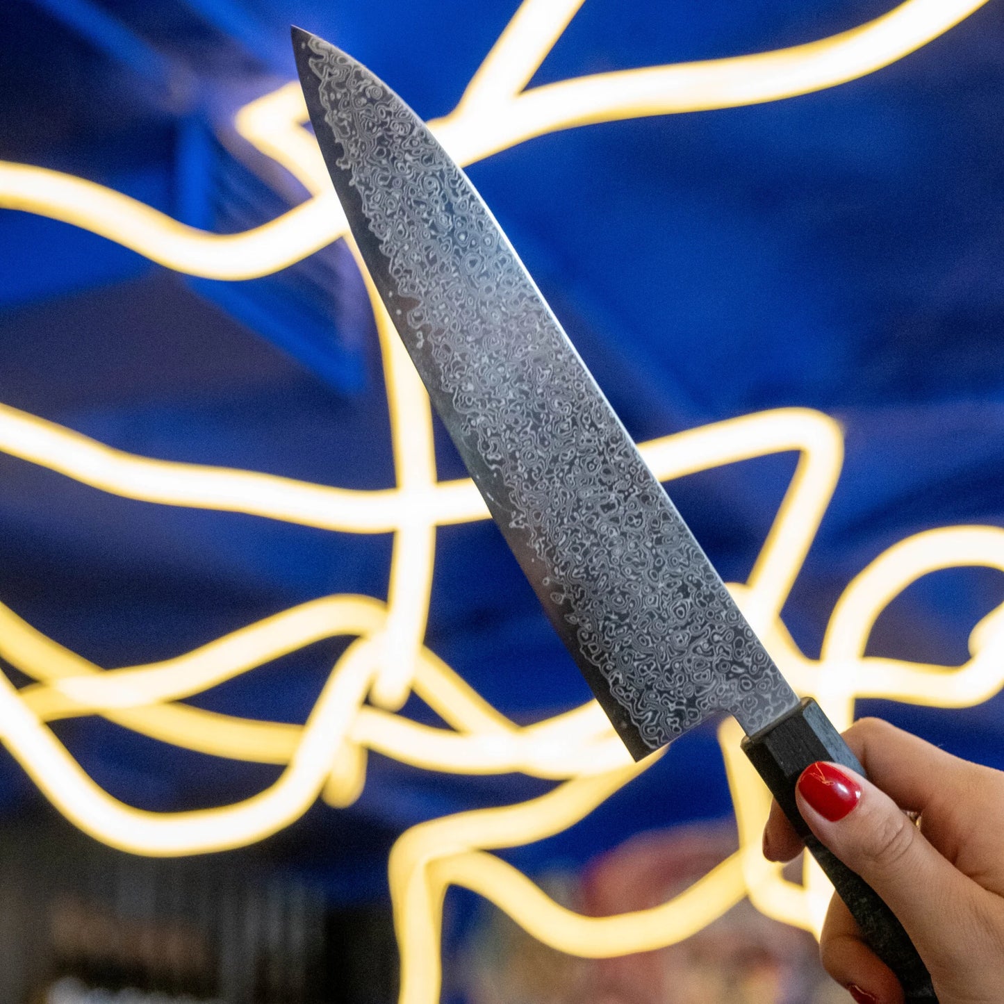 Seki Kyuba SHIN Chef’s Gyuto 21cm – Mediterranean Blue