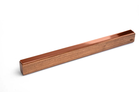 Wall Mounted Magnetic Wood Knife Rack – Copper Walnut 50cm